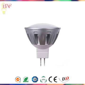 Refletor LED de alumínio MR16 de alta potência com 1W / 3W / 5W / 7W com lâmpada economizadora de energia